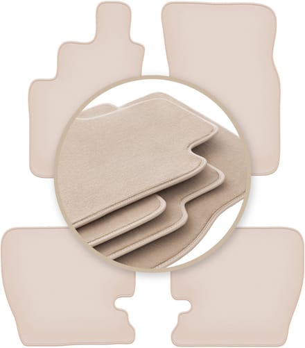 PREMIUM beige matten voor: Daewoo Musso SUV 1993-2005