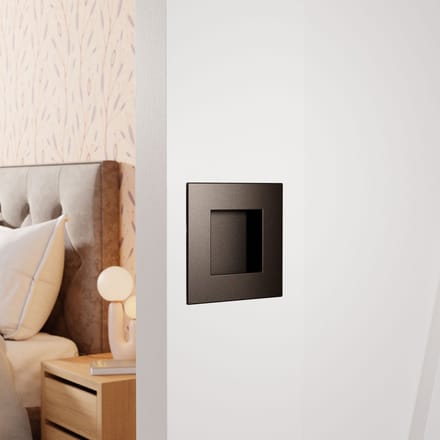 Schuifdeurkom - Dark Brons Kleur - RVS - GPF - GPF0714.A1F Dark blend 90x90mm