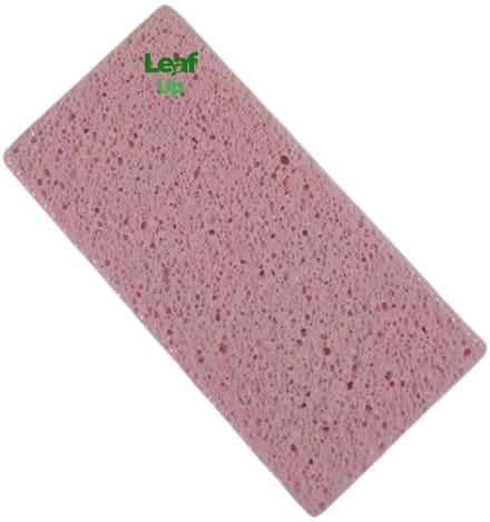 LeafUp® Puimsteen Pedicure Blok – Eeltverwijderaar Handen & Voeten – Roze – 10x5x2 cm (B6)