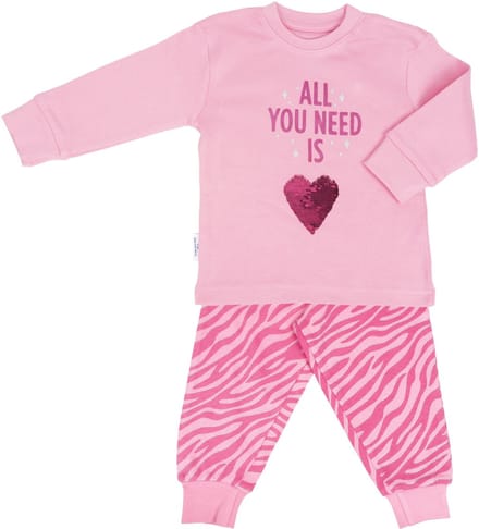 Frogs and Dogs - Pyjama All You Need - Roze - Maat 128 - Meisjes