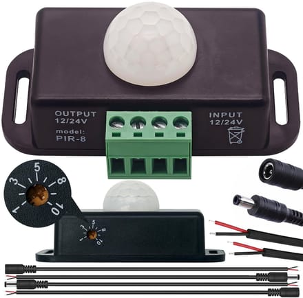 Dailygoods - PIR Bewegingssensor met Instelbare Tijdvertraging