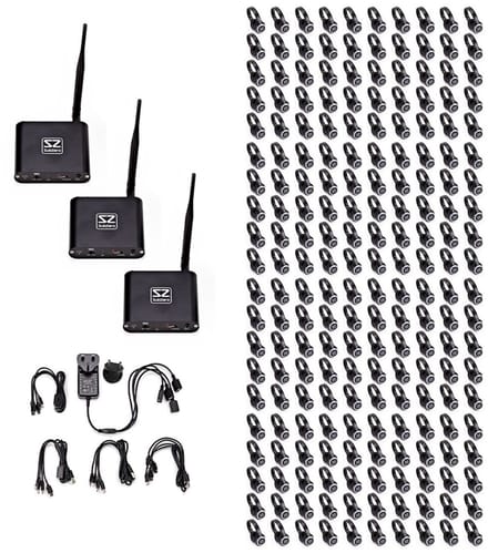 SubZero UHF Silent Disco System, 200 Pack
