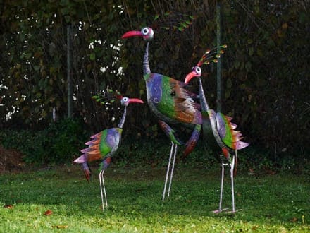 Tuinbeeld - Grappige vogel klein - 88 cm hoog