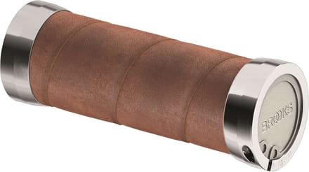 Brooks Handvatten Slender Leather grips 100mm aged