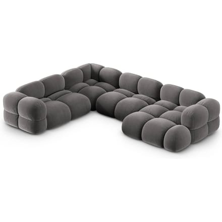 Hoekbank Loretto links velvet | Cosmopolitan Design