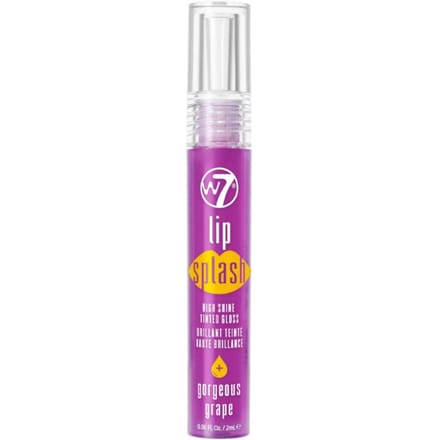 W7 Lip Splash Tinted Lip Gloss Gorgeous Grape 1 st