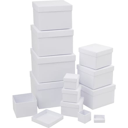 VBS Kartonnen dozen "Vierkant", set van 12