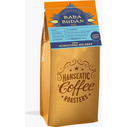 Hanseatic Coffee Roasters Baba Budan Indian Monsooned 250g