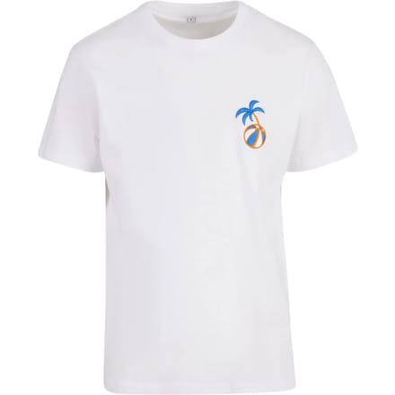 Mister Tee - Summer Basketball EMB Heren Tshirt - L - Wit