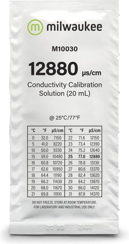 Milwaukee ijkvloeistof M10030B 12.88 mS  25 x 20ml