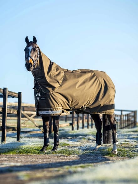 Waterdichte paardendeken met halsbedekking LeMieux Arika Ripstop 200g