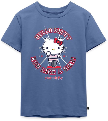 Hello Kitty Run Like A Girl Premium T Shirt Kinderen