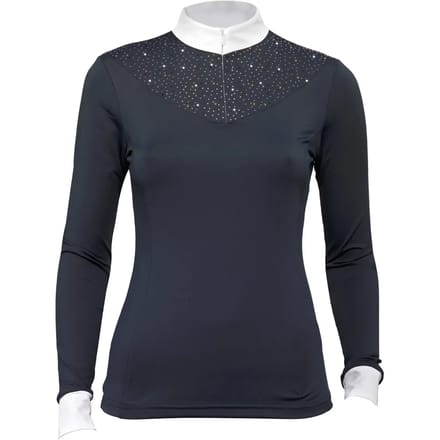 Dames wedstrijdpolo met lange mouwen Tattini