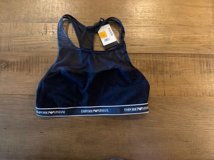 Emporio Armani Bralette donkerblauw kant maat S