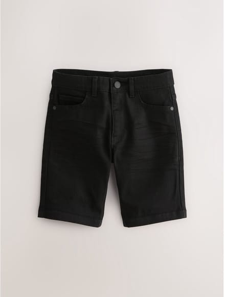 Next - Jongens - Denim short - Zwart