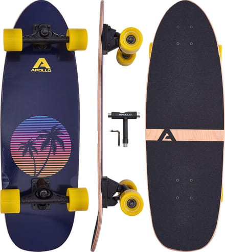 Apollo Mini Cruiser Longboard Surfskate Pro Miami Sunset