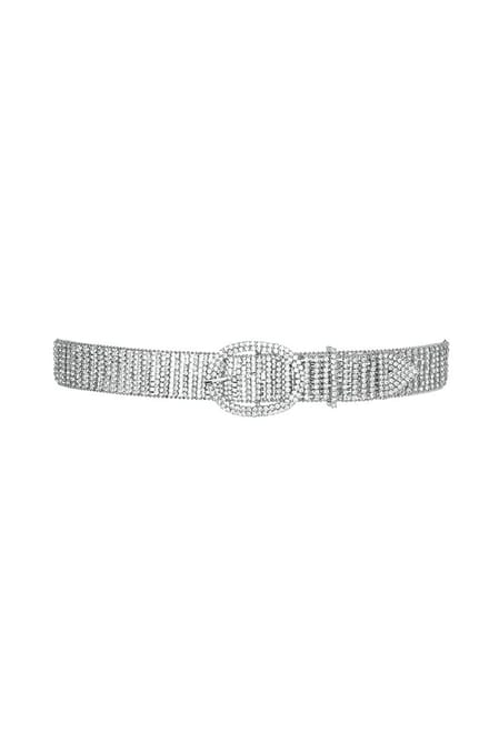 Bijoutheek belly chain ovaal gesp Zilver