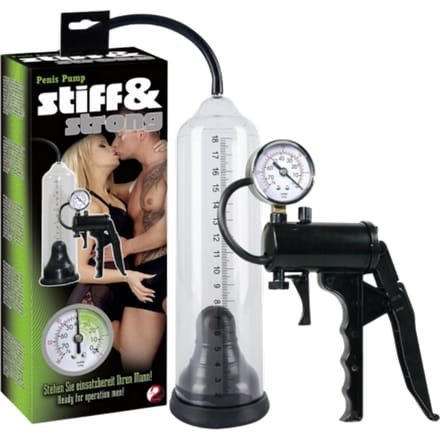 Stijve en sterke manometer stimulatiepomp