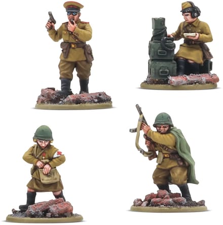 Soviet infantry HQ 2025 (Bolt action nieuw)