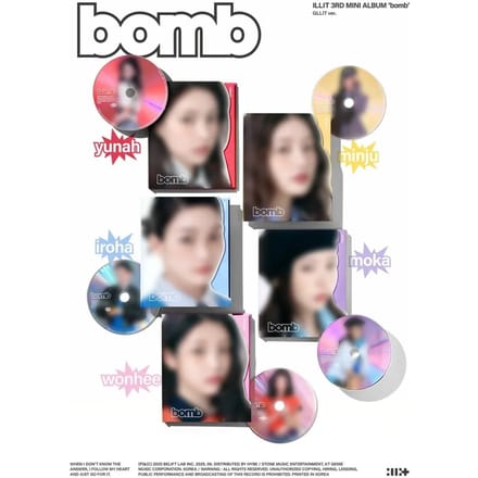 ILLIT - [BOMB] 3e Mini Album GLLIT Yunah