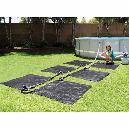 INTEX Verwarmingsmat solar 1,2x1,2 m PVC zwart 28685