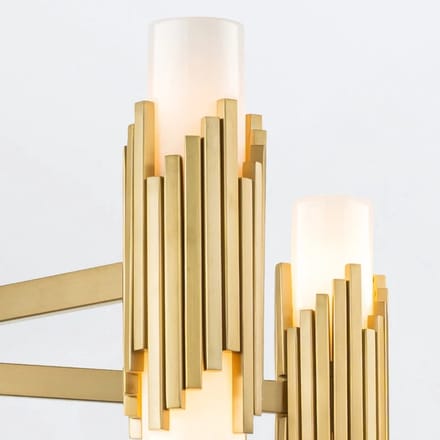 Elstead Lighting LED Kroonluchter | 10X E27 Max 40W | Aged Brass