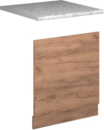 Vicco Fame-Line Frontpaneel – 60 cm, WB Marmer Krachtige eik goud