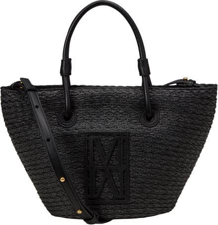 Marc O'Polo handtas schoudertas Joana Shopper Black zwart