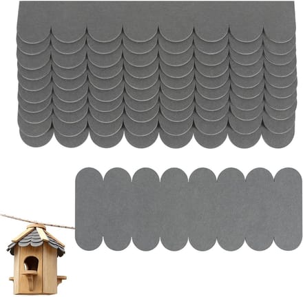 Dak Bedekking - Dakshingles Mini - Kleine Constructies - Zelfklevend - 22 Stuks - Grijs