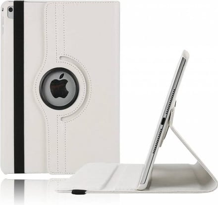 Ntech Apple iPad 9.7 (2018) Hoes Case Cover 360° draaibaar Multi stand Wit