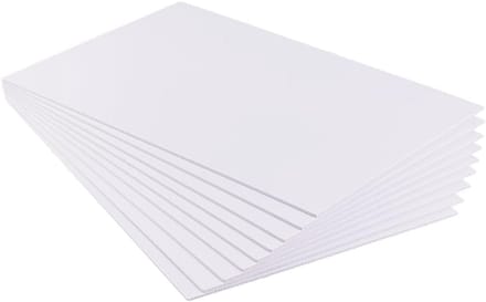 PVC Schuimplaat - Lichtgewicht Foam - Bewegwijzering Displays - A4 Formaat 2mm Dik - 20x30 cm - Wit
