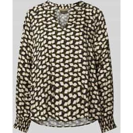 Relaxed fit blouse met raglanmouwen