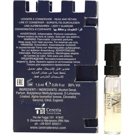 V Canto, Ensis, Extrait De Parfum, Unisexe, 1,5 ml *Fiole