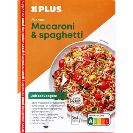 Mix voor Macaroni-Spaghetti
