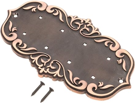 Huisnummer Plaat - Deur Nummer - Adres Aanduiding - Zelfklevend - 17.8 cm - Metaal Look
