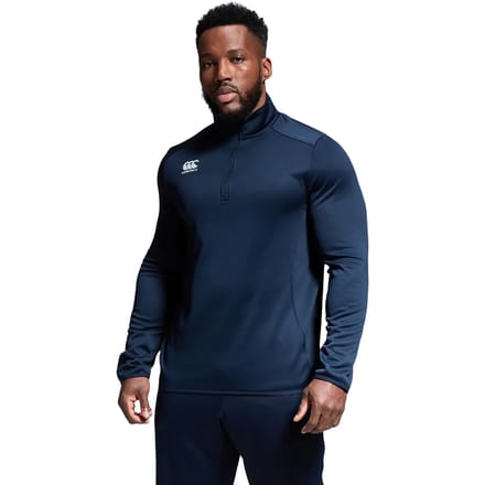 Quarter Zip Midlayer Training Top Navy - M