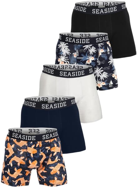 Seaside Classic Boxershorts 5-pack – Vrijetijdskleding heren – Maat M