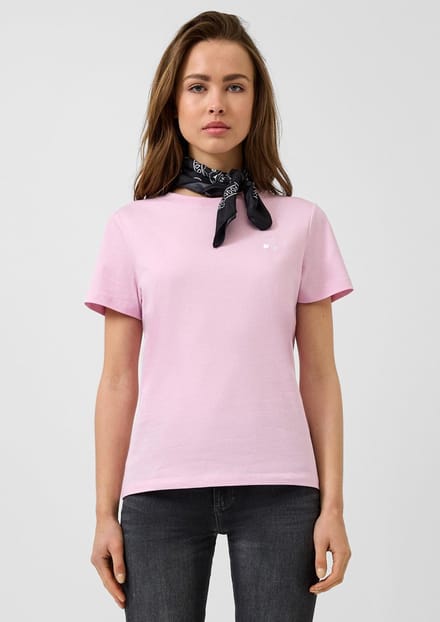 Q/S designed by - Dames t-shirt - Maat S - Vrouwen - Roze - katoen