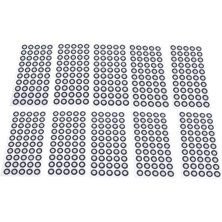 500 Stuks 3D Scan Tracking Punt 3D Scanning Marker 6 Mm Id 10 Mm Ad Referentiepunt Diffuse Reflectie Markers 3D Scan Tracking Punten