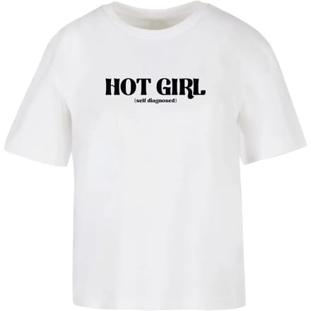 Dames-T-shirt Miss Tee Hot Girl Diagnosis