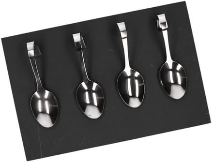 Cosy&Trendy Amuse serveerplank - 30 cm - met lepels 13 cm