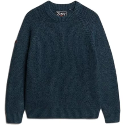 Superdry - Grof gebreide trui met raglanmouwen - Heren - Sweaters