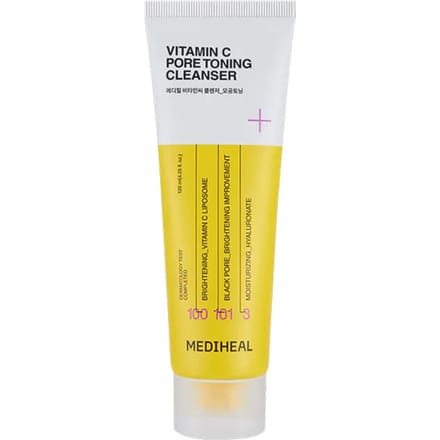 Mediheal Vitamine C Poriën Verfijnende Reiniger 120ml + WILLEKEURIG CADEAU white