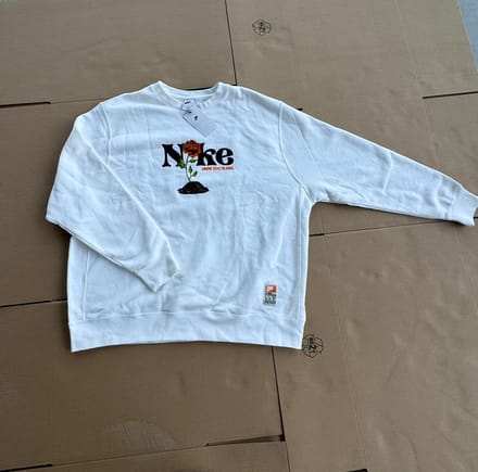 Nike Crewneck - Sweater - Maat XXL - Wit - Limited Edition - Lifestyle - Heren Sweater voor Mannen