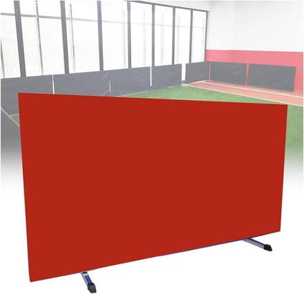 Tafeltennis Baffle - Privacy Scherm - Zelf Training - Opvouwbaar Ontwerp - 140 x 75 cm - Rood