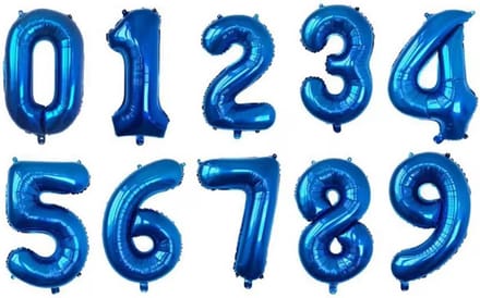 Go Go Gadget - Cijferballon - Folieballon - 70cm - Blauw - Cijfer 2