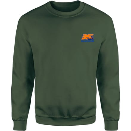 Back To The Future 35 Hill Valley Front Sweatshirt - Green - XS