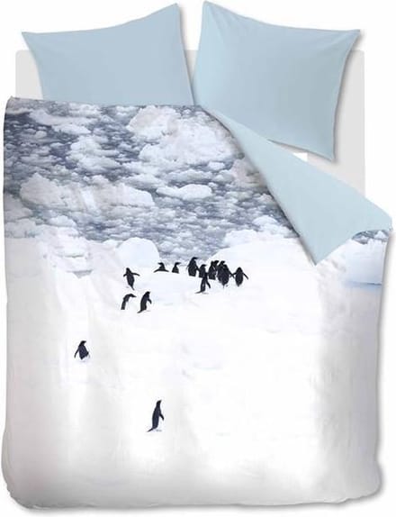 Ambiante Poul dekbedovertrek - Eenpersoons - 140x200/220 - Grijs