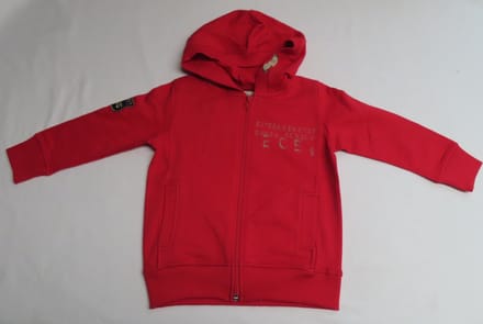 Gilet - Unie - Rood - Kap - Rits - 2 jaar 92