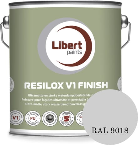 Libert - Resilox V1 Finish - Gevelverf - 10 L - RAL9018